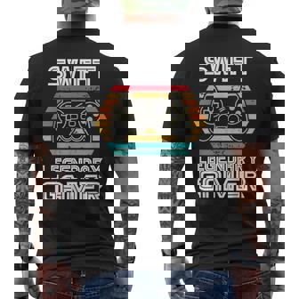 Special Swift Legendary Video Gamer Custom Name Personalized Men's T-shirt Back Print - Monsterry