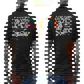 Speech Therapy Language Pathologist Your Words Matter Mental Men's T-shirt Back Print - Thegiftio UK