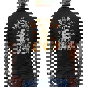 Spooky Optometry Boo Crew Ghost Halloween Eye Doctor Men's T-shirt Back Print - Thegiftio UK