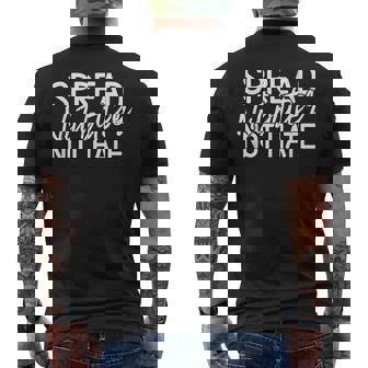 Spread Nut Butter Not Hate Vintage Classic Men's Back Print T-Shirt - Monsterry