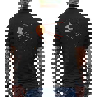 Sputnik Espacial Soviética Udssr Unión Soviética Camiseta Hombre Estampado Espalda - Regaloses