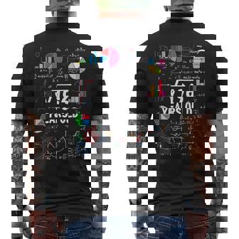 Square Root Of 196 14Th Birthday 14 Year Old Math Nerd Boy Men's T-shirt Back Print - Thegiftio UK