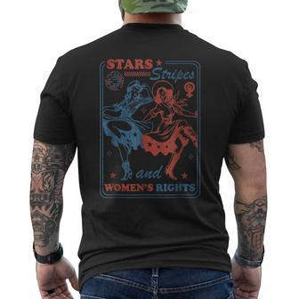 Stars Stripes And Reproductive Rights 4Th Of July Women's Men's T-shirt Back Print - Monsterry CA