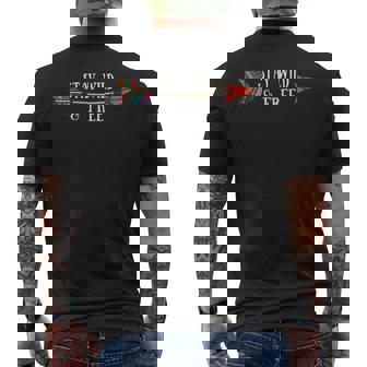 Stay Wild & Free Men's T-shirt Back Print - Thegiftio
