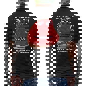 Steve Beef E E Egg Men's T-shirt Back Print - Thegiftio