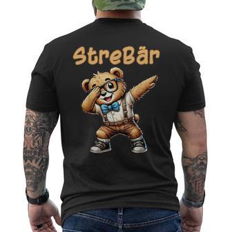 Streber Geschenk Lustiges Bär Geschenk Für Besserwisser T-Shirt mit Rückendruck - Geschenkecke