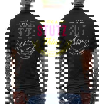 Stutz Personalized Name Name Print S With Name Stutz 2 Men's T-shirt Back Print - Thegiftio UK