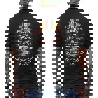 Sugar Skull Candy San Francisco Men's T-shirt Back Print - Thegiftio