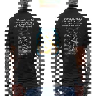 Summertime Fireflies Light Up The Night For New Memories Men's Back Print T-Shirt - Monsterry