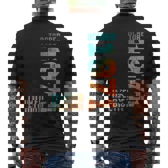 Superbe Édition Limitée Octobre 1971 Rétro 1971Intage 1971 T-shirt imprimé au dos - Cadeauxyz