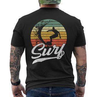 Surfer Surfintage Surfing Retro Surf T-Shirt mit Rückendruck - Geschenkecke