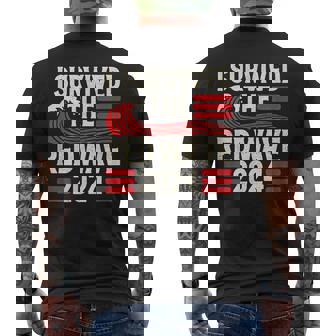 I Survived The Red Wave 2024 Men's T-shirt Back Print | Mazezy