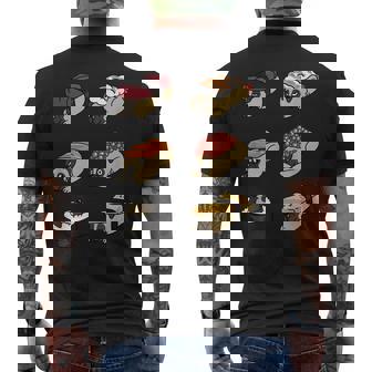 Sushi Carlino Cane T-shirt da uomo con stampa posteriore - Novitaregali