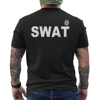 Swat Guards Uniform Police Law Enforcement T-Shirt mit Rückendruck - Seseable