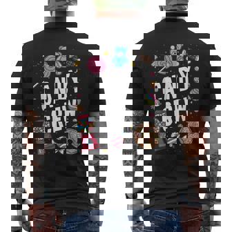 Sweetie Candy Land Squad Trick Treat Costume Candies Sweets Men's T-shirt Back Print | Mazezy