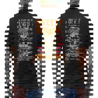 Sweezy The Man The Myth The Legend Personalized Last Name Men's T-shirt Back Print | Seseable UK
