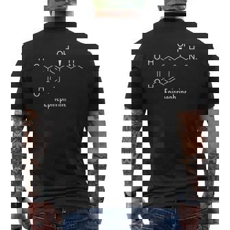 Symbole Chimique Molécule D'épinéphrine T-shirt imprimé au dos - Cadeauxyz