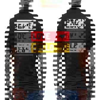Symbole De Paix L'amour Hippieioloncelle T-shirt imprimé au dos - Cadeauxyz