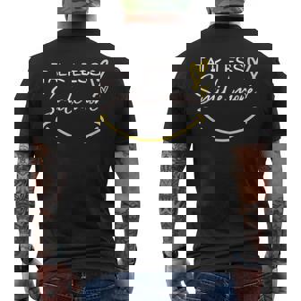 Talk Less Smile More Cool Historical Hamilton Quote Men's T-shirt Back Print - Thegiftio UK