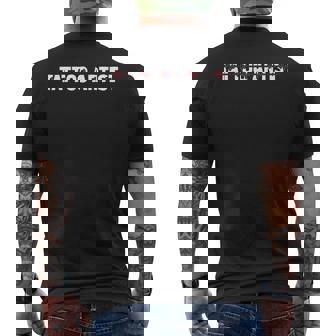 Tatuado Tatuador Tinta Tatto Artista Tatuaje Camiseta Hombre Estampado Espalda - Regaloses
