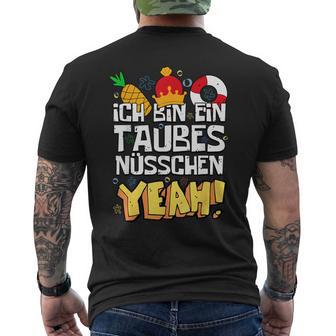 Taubes Nüsschen Lyrics Saying For Deaf Nuts Song Fans T-Shirt mit Rückendruck - Geschenkecke