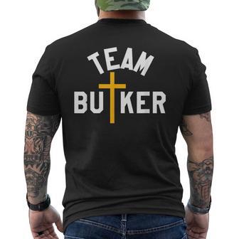 Team Butker Surname Christianity Cross Family Name Men's T-shirt Back Print | Seseable UK