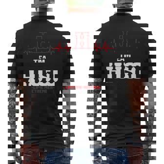Team Huso Lifetime Member Huso Last Name Men's T-shirt Back Print | Seseable UK
