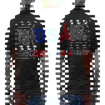 Team Usa 2024 Paris Sports Games Men's T-shirt Back Print | Mazezy