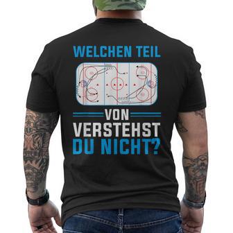 Which Teilonerstandst Du Nicht Eishockeyspieler Hockey T-Shirt mit Rückendruck - Geschenkecke