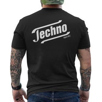 Tempo Techno Meme T-Shirt mit Rückendruck - Geschenkecke