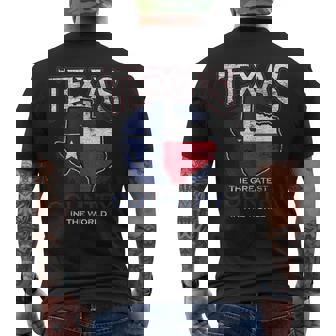 Texano Orgoglioso Idea Regalo Texas T-shirt da uomo con stampa posteriore - Novitaregali