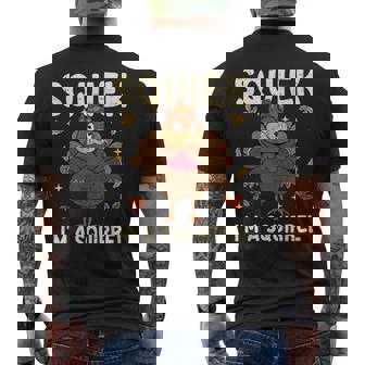 Thanksgiving Fake Squirrel Thanksgiving Turkey Squirrel Men's T-shirt Back Print - Seseable