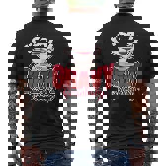 Thanksgiving Gravy Cranberry Sauce Ingredients Family Food Men's T-shirt Back Print - Monsterry