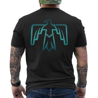 Thunderbird Native American Bird Eagle Totem Animal Men's T-shirt Back Print - Monsterry