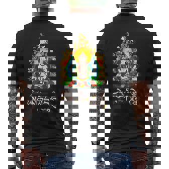Tibetan Buddha Om Mani Padme Hum Amitabha T-shirt da uomo con stampa posteriore - Novitaregali