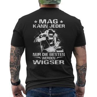 Tig Welder Metal Builder Welding Expert T-Shirt mit Rückendruck - Geschenkecke