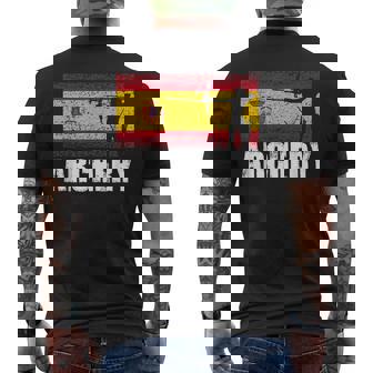 Tiro Con Arco Bandera De España Arquero Español Arco Y Camiseta Hombre Estampado Espalda - Regaloses
