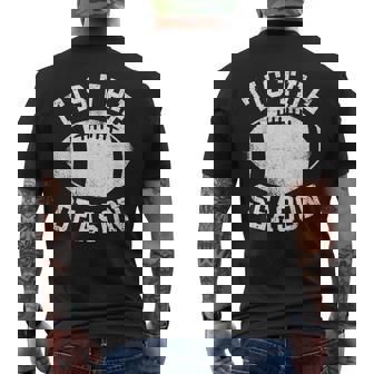 Tis The Season Football Men's T-shirt Back Print - Thegiftio
