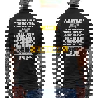 Tócame Y Tu Primera Lección Divertida De Kenpo Para Kenpo Fighter Camiseta Hombre Estampado Espalda - Regaloses