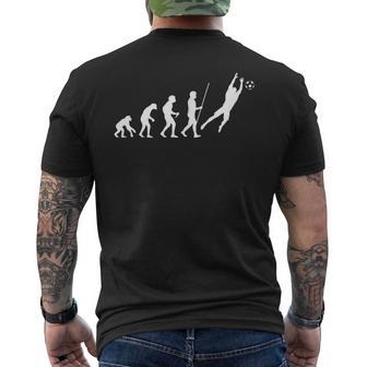 Torwart Evolution Fußball Fußballtorhüter T-Shirt mit Rückendruck - Geschenkecke