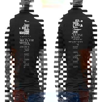 Tour Mondiale Dei Popoli Di Mare Storia Greca Egiziana Levantina T-shirt da uomo con stampa posteriore - Novitaregali