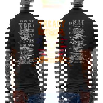 Treacy The Man The Myth The Legend Personalized Last Name Men's T-shirt Back Print | Seseable UK