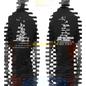 Tread Around And Find Out Men's T-shirt Back Print | Mazezy