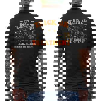Trick Or Treatment Pt Physical Therapy Therapist Halloween Men's T-shirt Back Print - Thegiftio UK