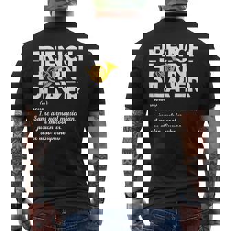 Trompa Francesa Definición Trompa Francesa Horn Player Latón Camiseta Hombre Estampado Espalda - Regaloses