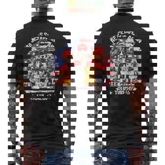 Trump Make Pets Safe Again Save Our Pets Vote Trump Men's T-shirt Back Print - Monsterry