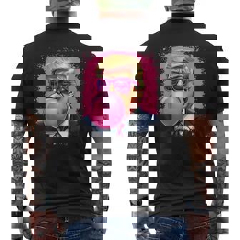 Trump Pink Bubble Gum Men's T-shirt Back Print - Seseable
