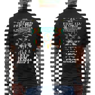 Trust The Government Just Ask An Indian Native American Day Men's T-shirt Back Print - Monsterry