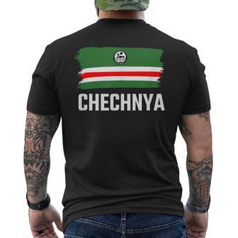 Tschetschenien Tschetschene Tschetschenen Chechnya T-Shirt mit Rückendruck - Seseable