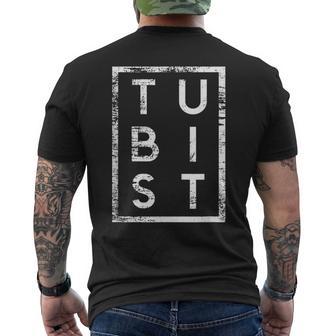 Tubist Minimalism Tuba Tuba Player T-Shirt mit Rückendruck - Geschenkecke